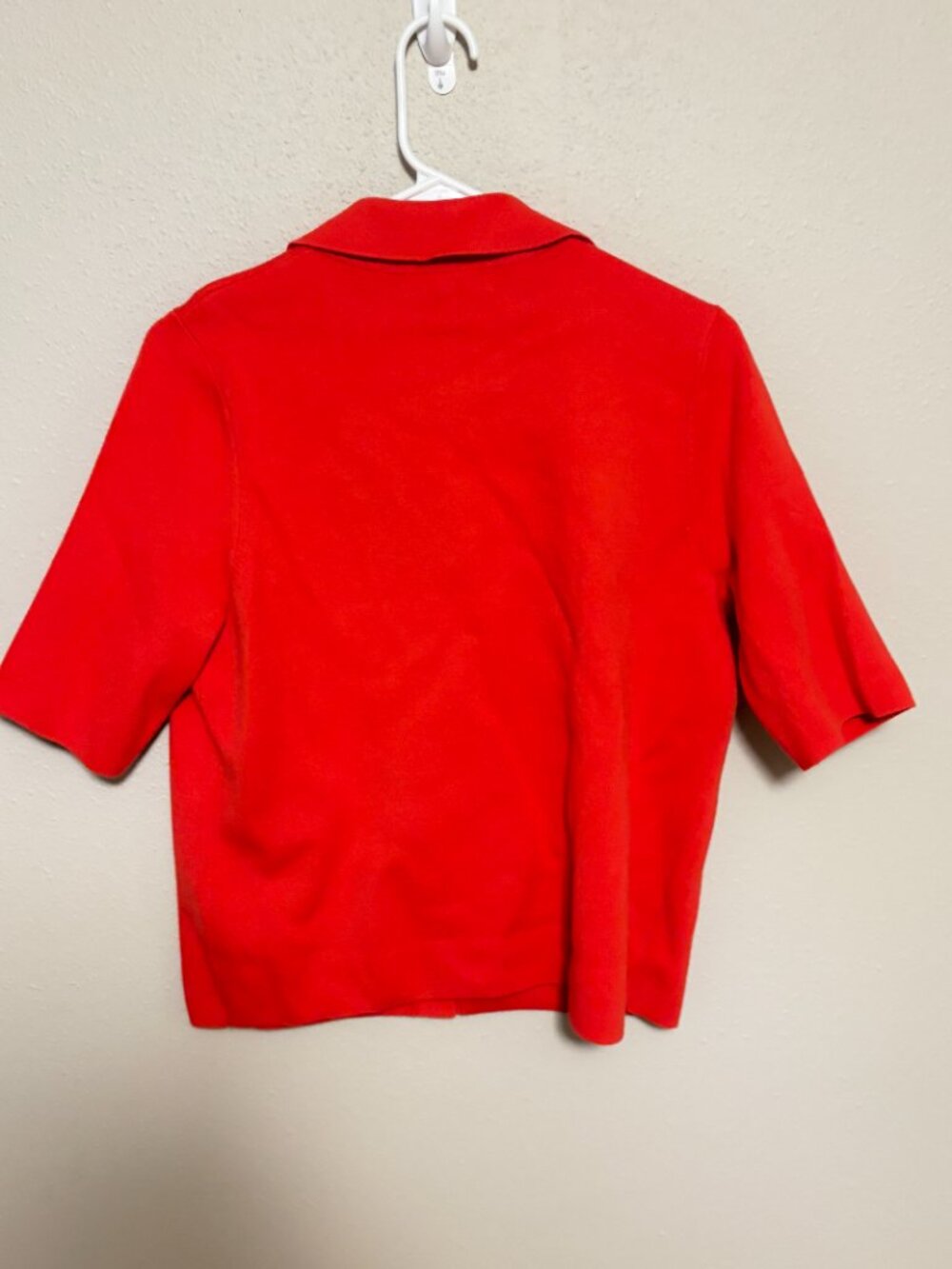 NWT Boden Short Sleeve Knit Shirt Bright Cherry Red Size M - Picture 4 of 4